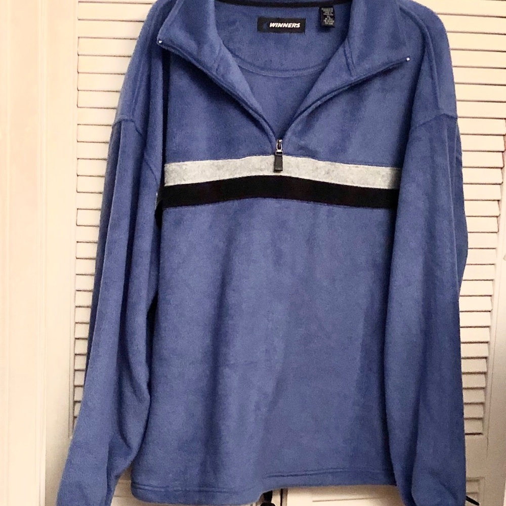 Winners Quarter Zip Fleece Jacket NWOT XLarge